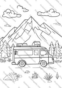 coloring page early childhood education 4 years old