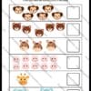 Colorful How Many Animals Worksheet - Fun and Engaging Counting Practice for Kids