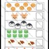 Colorful How Many Animals Worksheet - Fun and Engaging Counting Practice for Kids