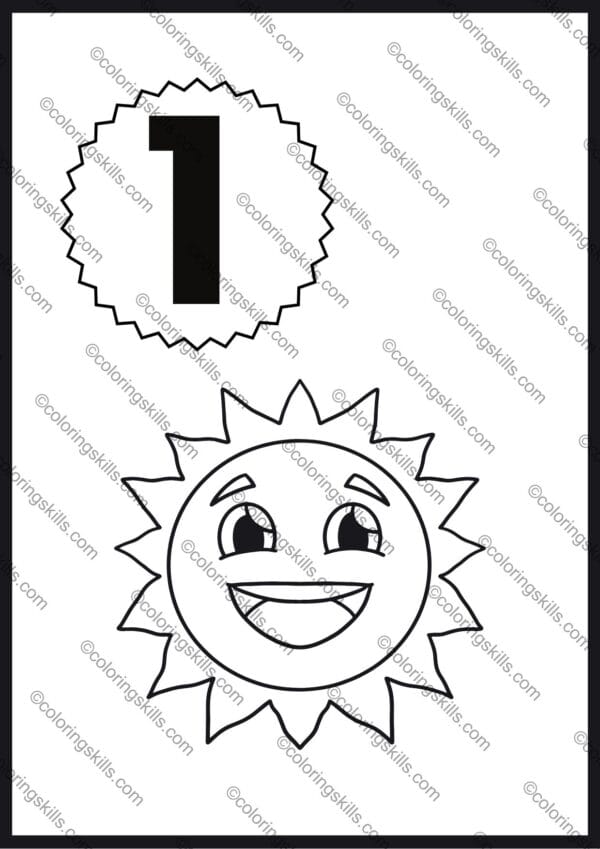 Count and Color: Numbers 1-10 Activity Book - Engaging 14-Page Printable PDF for Early Learners