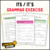 its vs it’s worksheet, its vs it’s grammar exercise, possessive vs contraction worksheets, English grammar worksheets, its it’s answer key, printable its vs it’s worksheets, grammar exercises for students, A4 grammar worksheet, editable PPT grammar exercise, grammar practice PDF