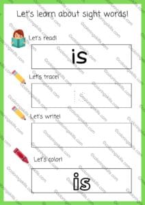 Perfect for preschool and kindergarten learners, this PDF features reading, tracing, and writing activities designed to build sight word recognition and reading confidence. Ideal for home or classroom use, Sight words worksheet, sight words practice, early reading, kindergarten worksheets, preschool sight words, printable sight words, educational worksheets, reading skills, literacy worksheets, color and trace sight words, sight words PDF, sight word recognition, early literacy, learning to read, Sight words, reading practice, preschool, kindergarten, literacy skills, educational resource, learning worksheets, printable activities, reading fluency, early childhood education