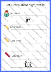 Perfect for preschool and kindergarten learners, this PDF features reading, tracing, and writing activities designed to build sight word recognition and reading confidence. Ideal for home or classroom use, Sight words worksheet, sight words practice, early reading, kindergarten worksheets, preschool sight words, printable sight words, educational worksheets, reading skills, literacy worksheets, color and trace sight words, sight words PDF, sight word recognition, early literacy, learning to read, Sight words, reading practice, preschool, kindergarten, literacy skills, educational resource, learning worksheets, printable activities, reading fluency, early childhood education