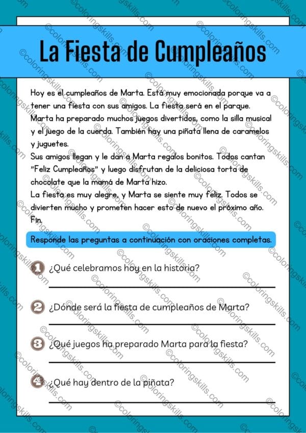 Spanish reading comprehension passages, Spanish reading for 1st grade, 2nd grade Spanish reading passages, 3rd grade Spanish reading exercises, 4th grade Spanish reading material, 5th grade Spanish reading practice, elementary Spanish comprehension, editable Spanish reading resource, Spanish comprehension, reading practice, elementary education, bilingual learning, teacher resources, editable PDF, PowerPoint Spanish resources, printable Spanish passages, interactive learning