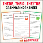 There Their They’re Grammar Worksheets, Grammar Practice PDF, Grammar Exercises PPT, Grammar Worksheets Download, English Grammar Learning, Printable Grammar Worksheets, Grammar for Students, Grammar Resource, Grammar Mistakes, Homeschooling Grammar Worksheets, Teacher Resource Grammar