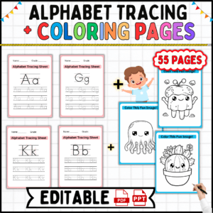 alphabet tracing sheet editable, coloring pages for kids, alphabet learning worksheet, preschool letter tracing, kindergarten alphabet practice, interactive learning, personalized alphabet worksheets, educational coloring pages, early literacy tools, customizable tracing sheets. alphabet tracing sheet, coloring pages, preschool learning, kindergarten resources, educational worksheets, editable worksheets, fine motor skills, printable tracing sheets, interactive learning, personalized education