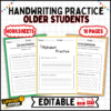 handwriting practice, handwriting guide, older students handwriting, penmanship for adults, handwriting exercises, clear handwriting, improve penmanship, handwriting practice pdf, 10-page handwriting guide, handwriting practice, handwriting for teens, handwriting for adults, penmanship, practice worksheets, handwriting pdf, free handwriting worksheets, penmanship guide, letter formation