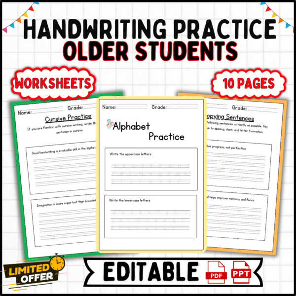 handwriting practice, handwriting guide, older students handwriting, penmanship for adults, handwriting exercises, clear handwriting, improve penmanship, handwriting practice pdf, 10-page handwriting guide, handwriting practice, handwriting for teens, handwriting for adults, penmanship, practice worksheets, handwriting pdf, free handwriting worksheets, penmanship guide, letter formation