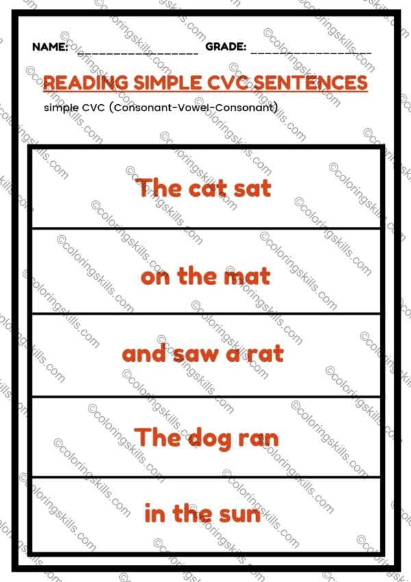 reading simple cvc sentences, cvc sentence workbook, kids reading activities, beginner reading workbook, educational workbook for kids, early literacy tools, fun learning for kids, cvc words workbook, homeschool resources, classroom materials, reading simple cvc sentences, kids learning, beginner reading, cvc workbook, literacy for children, classroom tools, homeschool activities, phonics fun, early reading exercises