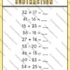 addition worksheets, subtraction worksheets, math activities, math for kids, interactive math lessons, printable worksheets, arithmetic practice, homeschool resources, classroom tools, free math products