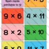 multiplication flash cards, math flash cards, printable multiplication cards, multiplication tables to 12, homeschool math resources, math tools for teachers, flash cards PDF download, multiplication games