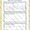 editable name tracing worksheets, handwriting practice, this is how i write my name, name-writing activity, A4 printable worksheets, color trace write activity, last day of school activity, customizable name worksheets, editable PDF and PPT, fine motor skills practice