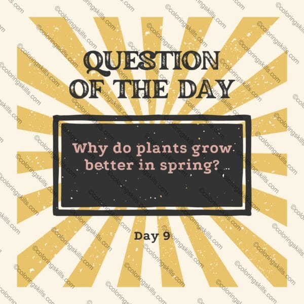 spring questions, question of the day, classroom activities, spring-themed, educational resources, critical thinking, morning meetings, journal prompts, icebreakers, class discussions, teacher resources, student engagement, spring activities, spring flowers, signs of spring, spring animals, educational tools, classroom community, free resources, printable cards, digital cards, remote learning, homeschooling