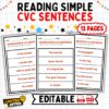 reading simple cvc sentences, cvc sentence workbook, kids reading activities, beginner reading workbook, educational workbook for kids, early literacy tools, fun learning for kids, cvc words workbook, homeschool resources, classroom materials, reading simple cvc sentences, kids learning, beginner reading, cvc workbook, literacy for children, classroom tools, homeschool activities, phonics fun, early reading exercises