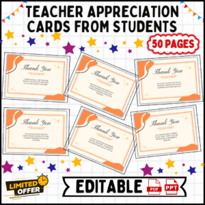 teacher appreciation cards from students, customizable teacher cards, printable teacher appreciation cards, teacher thank-you cards, end-of-year teacher gifts, creative teacher cards, teacher gratitude printables, student-designed teacher cards, teacher appreciation week ideas, teacher gifts from students, teacher cards, student appreciation, thank-you cards for teachers, classroom activities, printable templates, teacher gifts, educational resources, teacher recognition