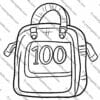 100th day of school, coloring pages, printable sheets, kids activities, school celebration, educational resources, teacher tools, homeschooling, fun learning, creative kids