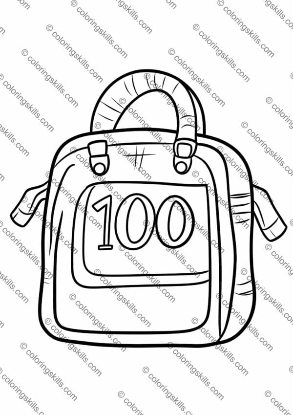 100th day of school, coloring pages, printable sheets, kids activities, school celebration, educational resources, teacher tools, homeschooling, fun learning, creative kids