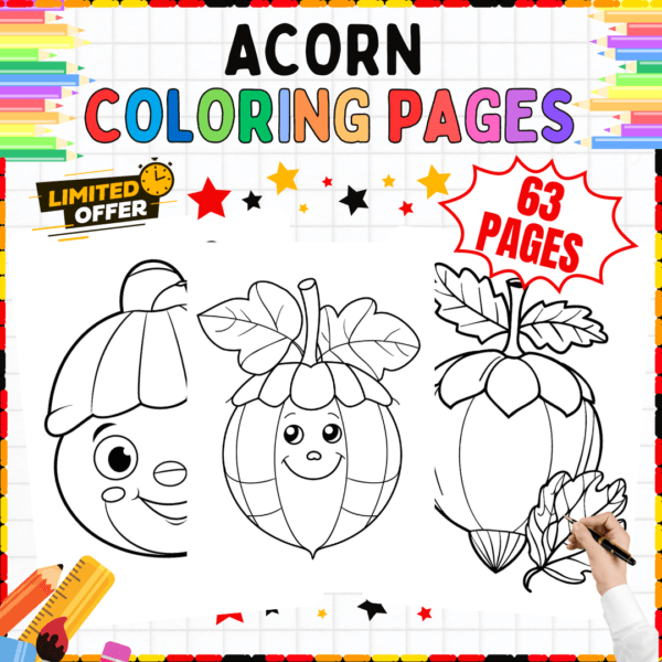 Acorn Coloring Pages, Fall Themed Coloring Sheets, Autumn Art for Kids, PreK-2nd Grade Coloring Activities, Fall Coloring Pages for Kids, Acorn Art for Preschoolers, Autumn Coloring Sheets for Children, Seasonal Coloring Pages for Kids, Educational Fall Activities, Printable Acorn Coloring Pages, Fun Fall Art Projects, Kids Autumn Coloring Fun, PreK Fall Coloring Sheets, 2nd Grade Autumn Art, Creative Fall Coloring for Kids