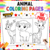 Animals Coloring Sheets, Fun Coloring Pages for Kids, Animal-Themed Art Resource, Educational Coloring Sheets for Grades K-5th, Printable Animal Coloring Pages, Kids Art Activities, Animal Coloring Book PDF, Creative Coloring for Children, A4 Animal Coloring Sheets, Free Animal Coloring Pages