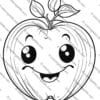 Apples Coloring Pages for Kids, Back-to-School Apple Activities, Autumn Apple Coloring Sheets, Educational Apple Coloring Pages for PreK-2nd Grade