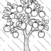 apples coloring pages, 150+ apples coloring pages printables, autumn apples coloring sheets, apple-themed autumn coloring pages, fall coloring activities, printable apple templates, coloring pages for kids, autumn crafts for children, educational coloring sheets, A4 PDF coloring pages