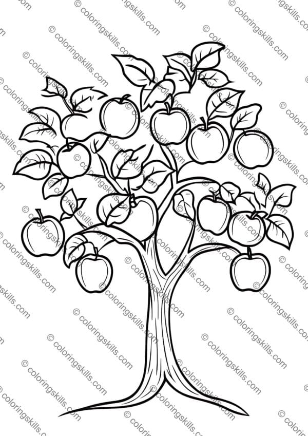 apples coloring pages, 150+ apples coloring pages printables, autumn apples coloring sheets, apple-themed autumn coloring pages, fall coloring activities, printable apple templates, coloring pages for kids, autumn crafts for children, educational coloring sheets, A4 PDF coloring pages