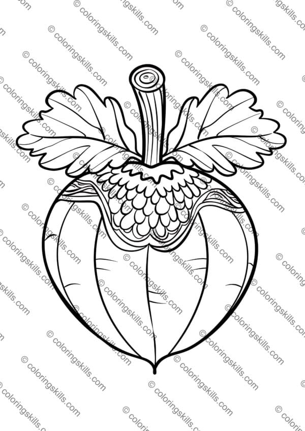 Acorn Coloring Pages Fall Themed Coloring Sheets for PreK-2nd Grade Autumn Art