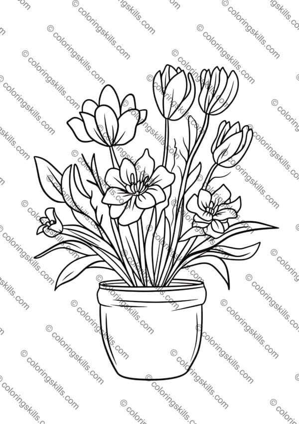 April Coloring Pages, 100 April Coloring Pages Printable for Kids, Spring Art Activity Sheets PDF, Printable April Coloring Pages for Kids, Spring Coloring Activity Sheets for Children