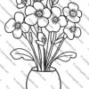 April coloring pages, springtime flowers coloring, kids spring activities, printable flower coloring pages, April printables for kids, nature-themed coloring sheets, spring worksheets for preschool, fun April crafts for kids, spring-themed art activities, digital coloring pages for kids