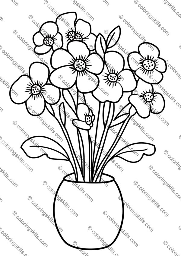 April coloring pages, springtime flowers coloring, kids spring activities, printable flower coloring pages, April printables for kids, nature-themed coloring sheets, spring worksheets for preschool, fun April crafts for kids, spring-themed art activities, digital coloring pages for kids