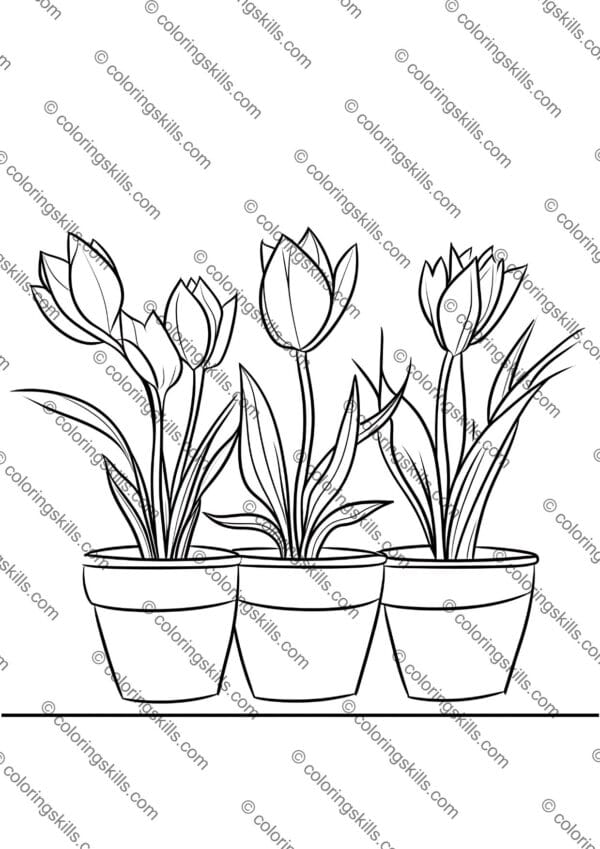 April coloring pages, springtime flowers coloring, kids spring activities, printable flower coloring pages, April printables for kids, nature-themed coloring sheets, spring worksheets for preschool, fun April crafts for kids, spring-themed art activities, digital coloring pages for kids