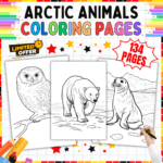 Arctic Animals Coloring Pages, Winter Coloring Sheets, Polar Animal Activities, Arctic Wildlife Coloring Book, Printable Polar Animals, Winter-Themed Coloring Pages, Arctic Animal Learning Activities, Fun Arctic Printables, Polar Bear Coloring Sheets, Penguin Coloring Pages, Educational Winter Activities, Homeschool Arctic Unit, Preschool Arctic Coloring, Kindergarten Winter Printables, Arctic Habitat Worksheets