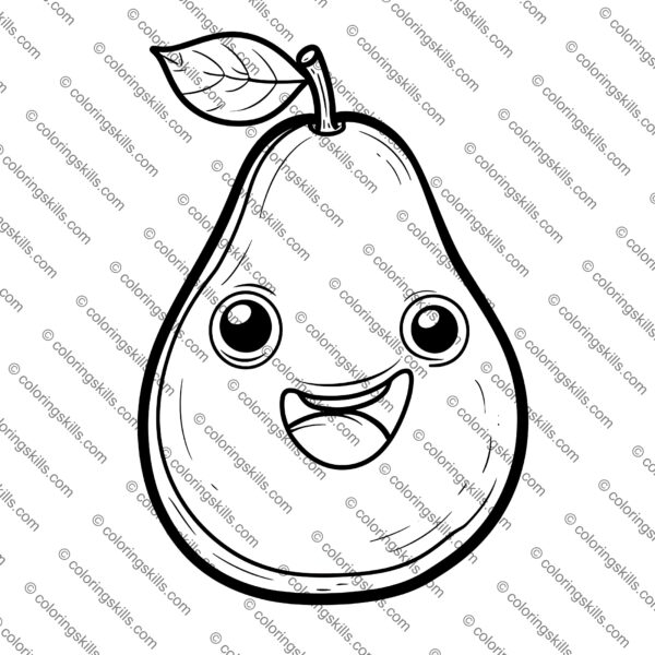 Avocado Coloring Pages, Cute Kawaii Avocado, Fun Fruit Activity for Kids, Avocado Coloring Sheets, Printable Avocado Coloring Pages, Kawaii Food Coloring Pages, Healthy Food Coloring Activity, Preschool Fruit Coloring Pages, Avocado Art Printables, Digital Coloring Pages for Kids