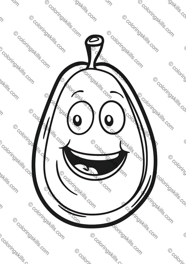 Avocado Coloring Page, Healthy Food Activity, Fruit Coloring Sheet, Printable Avocado Coloring, Kids Coloring Pages, Healthy Eating Worksheet, Fun Food Coloring, Avocado Printable PDF, Educational Coloring Page, Preschool Coloring Activity, Homeschool Art Resource, Nutrition Coloring Sheet, A4 Printable Coloring, Kindergarten Coloring Fun, Fruit and Vegetable Coloring Pages