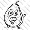 Avocado Coloring Page, Healthy Food Activity, Fruit Coloring Sheet, Printable Avocado Coloring, Kids Coloring Pages, Healthy Eating Worksheet, Fun Food Coloring, Avocado Printable PDF, Educational Coloring Page, Preschool Coloring Activity, Homeschool Art Resource, Nutrition Coloring Sheet, A4 Printable Coloring, Kindergarten Coloring Fun, Fruit and Vegetable Coloring Pages