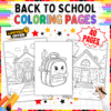 Back to School Coloring Pages, First Day of School Activities, Fun Worksheets, School Coloring Sheets, Printable Coloring Pages for Kids, Kindergarten Back to School Printables, Classroom Icebreaker Activities, Preschool Learning Worksheets, Educational Coloring Pages, First Week of School Activities