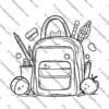 Back to School Coloring Pages, First Day of School Activities, Fun Worksheets, School Coloring Sheets, Printable Coloring Pages for Kids, Kindergarten Back to School Printables, Classroom Icebreaker Activities, Preschool Learning Worksheets, Educational Coloring Pages, First Week of School Activities