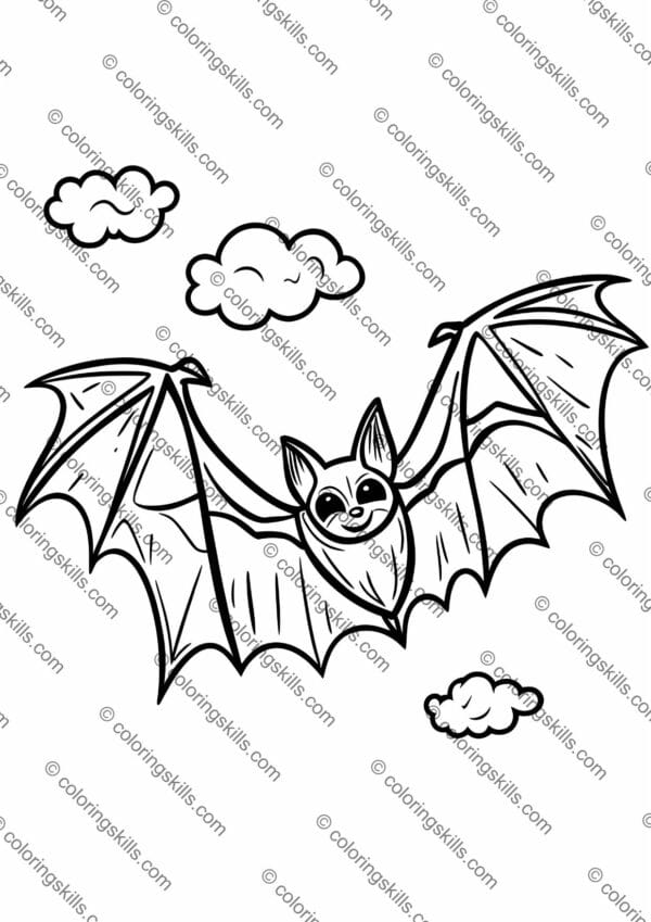 Bat coloring pages, nocturnal animals coloring sheets, fun science activity for kids, printable bat worksheets, bat life cycle coloring, educational bat printables, wildlife coloring pages, flying mammals coloring book, STEM bat activity, bat-themed learning resource