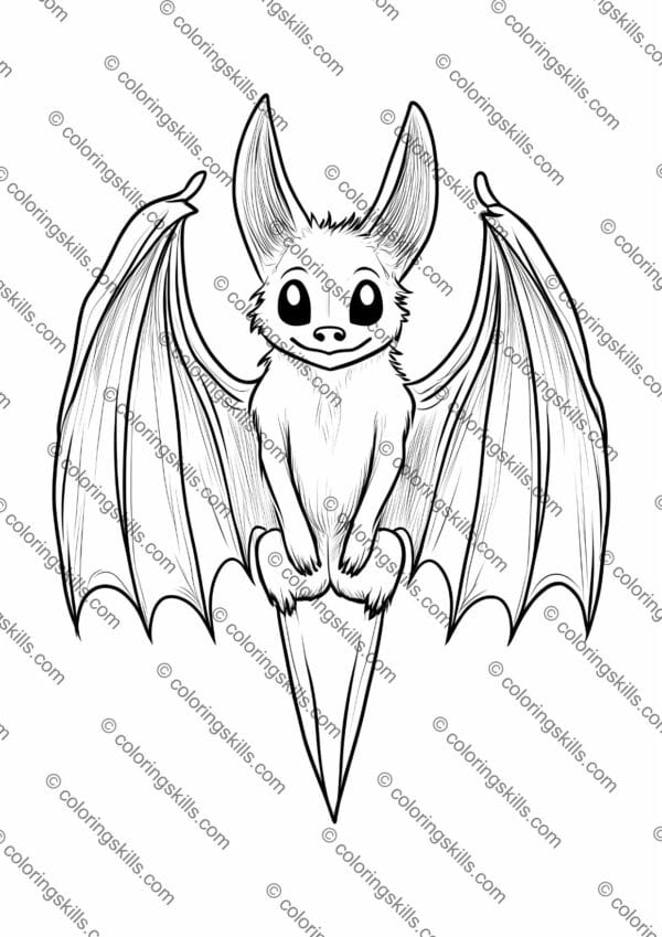 Bat coloring pages, nocturnal animals coloring sheets, fun science activity for kids, printable bat worksheets, bat life cycle coloring, educational bat printables, wildlife coloring pages, flying mammals coloring book, STEM bat activity, bat-themed learning resource