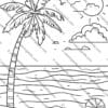 Beach Coloring Pages, Ocean Coloring Pages, Seashell Coloring Sheets, Summer Activity Printables, Beach Scene Coloring, Printable Beach Coloring Pages, Relaxing Ocean Coloring, Coastal Theme Coloring Pages, Marine Life Coloring Sheets, Kids Beach Coloring Pages, Adult Beach Coloring Pages, Summer Fun Coloring, Beach Holiday Activity, Digital Coloring Pages, Seaside Coloring Book