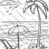 Beach Coloring Pages, Summer Fun Coloring Sheets, Printable Beach Coloring Pages, Ocean Coloring Pages, Beach-Themed Coloring Printables, Coastal Coloring Sheets, Tropical Beach Coloring Pages, Summer Vacation Coloring Pages, Relaxing Beach Coloring Printables, Seaside Coloring Pages for Kids & Adults