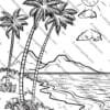 Beach Coloring Pages, Summer Fun Coloring Sheets, Printable Beach Coloring Pages, Ocean Coloring Pages, Beach-Themed Coloring Printables, Coastal Coloring Sheets, Tropical Beach Coloring Pages, Summer Vacation Coloring Pages, Relaxing Beach Coloring Printables, Seaside Coloring Pages for Kids & Adults