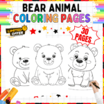 Bear Coloring Pages, Cute Bear Coloring Sheets, Realistic Bear Printables, Cartoon Bear Coloring Pages, Printable Bear Coloring Sheets, Bear Coloring Pages for Kids, Fun Bear Coloring Activities, Bear Art Printables, PDF Bear Coloring Pages, Wildlife Bear Coloring Sheets, Adorable Bear Printables, Grizzly Bear Coloring Pages, Polar Bear Coloring Sheets, Baby Bear Coloring Pages, Educational Bear Coloring Activities