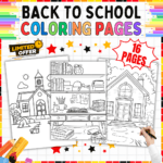 First Week of School Activities, Back to School Coloring Sheets, Printable School Activities, Fun School Printables, First Day of School Worksheets, Educational Coloring Pages, School-Themed Printables, Kids Back to School Activities, Classroom Coloring Pages, Teacher Resource Printables, Homeschool Printable Activities, Kindergarten School Worksheets, Preschool Learning Printables, Elementary School Printables, Creative Back to School Fun