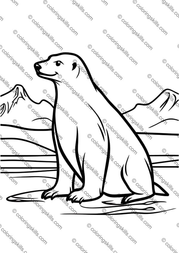 Arctic Animals Coloring Pages, Arctic Wildlife Coloring Sheets, Polar Animal Coloring Book, Educational Arctic Coloring Activity, Printable Arctic Animal Art, Arctic Creatures Coloring PDF, Kids Arctic Coloring Pages, Homeschool Arctic Animals Activity, Winter Wildlife Coloring Pages, Arctic Animals Learning Resource