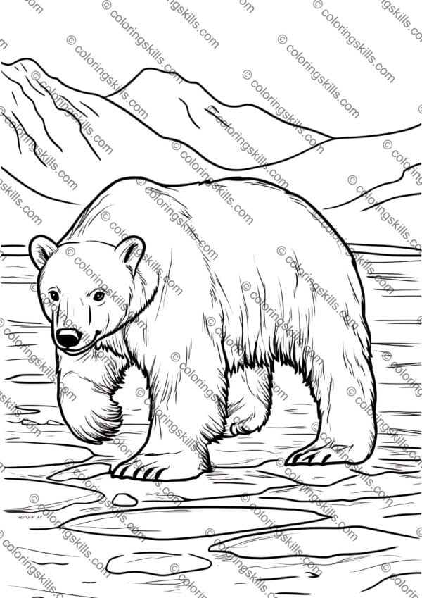 Arctic Animals Coloring Pages, Arctic Wildlife Coloring Sheets, Polar Animal Coloring Book, Educational Arctic Coloring Activity, Printable Arctic Animal Art, Arctic Creatures Coloring PDF, Kids Arctic Coloring Pages, Homeschool Arctic Animals Activity, Winter Wildlife Coloring Pages, Arctic Animals Learning Resource